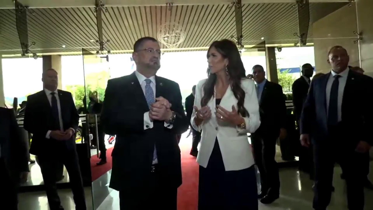 🔴 En Vivo | Visita de la Secretaria de Seguridad de Estados Unidos Kristi Noem