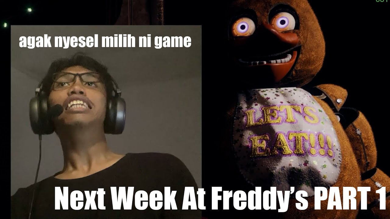 FAN GAME tpi mekanik nya seru cuy - Next Week At Freddy's - Indonesia Gameplay