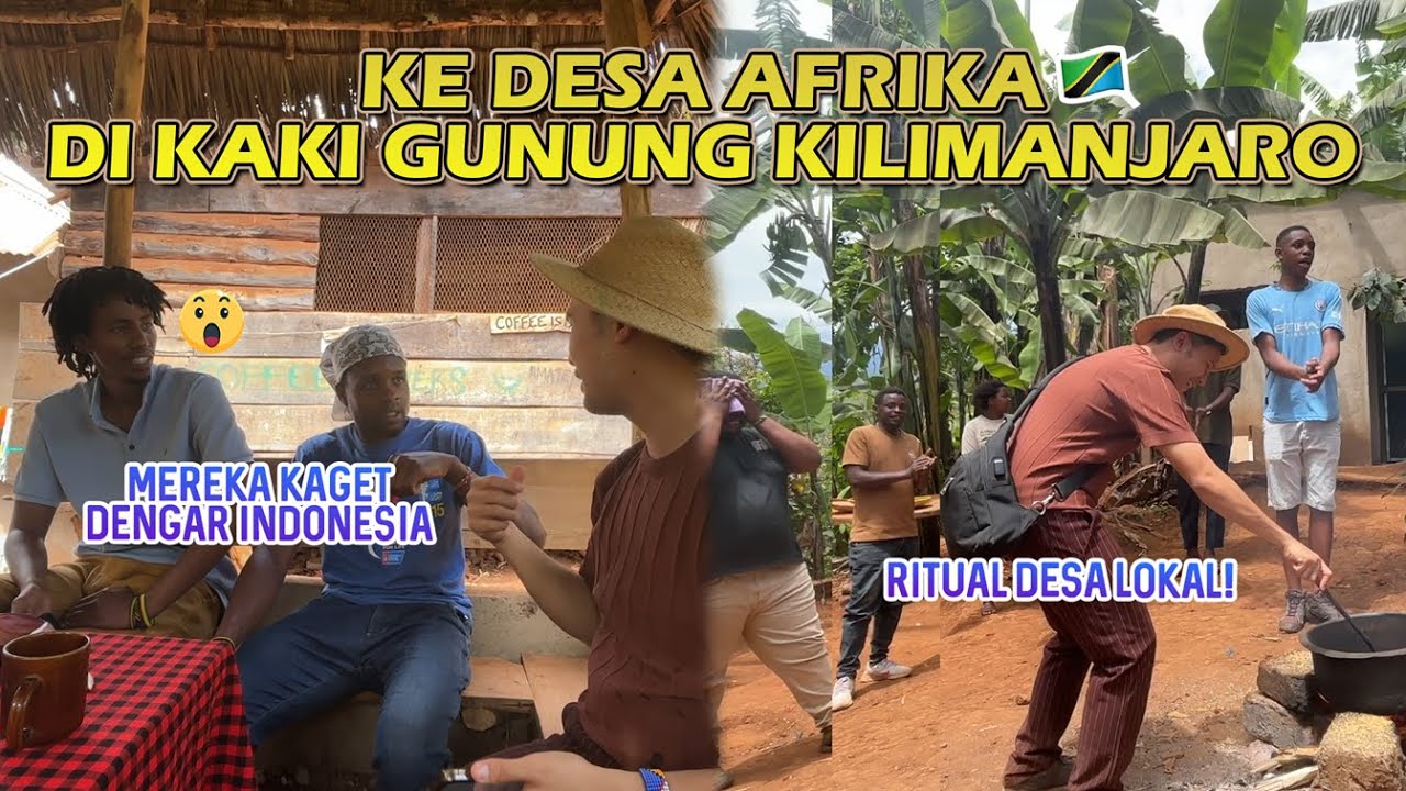 Orang Afrika kaget di Indonesia kita makan ini!