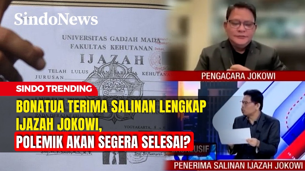Salinan Ijazah Jokowi Lengkap, Ada Apa? | Sindo Trending | 20/02