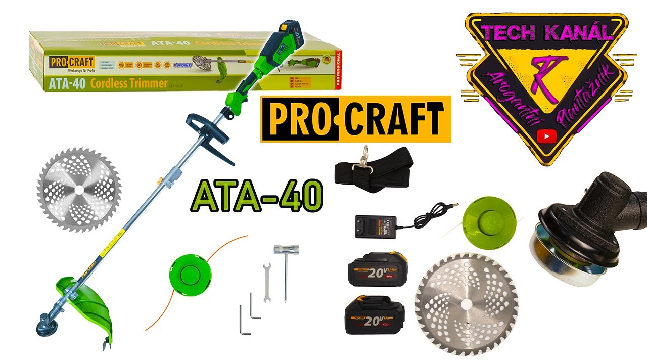 💥 Aku křovinořez 💤 Procraft ATA 40 🎁 budete vydrancováni ❗