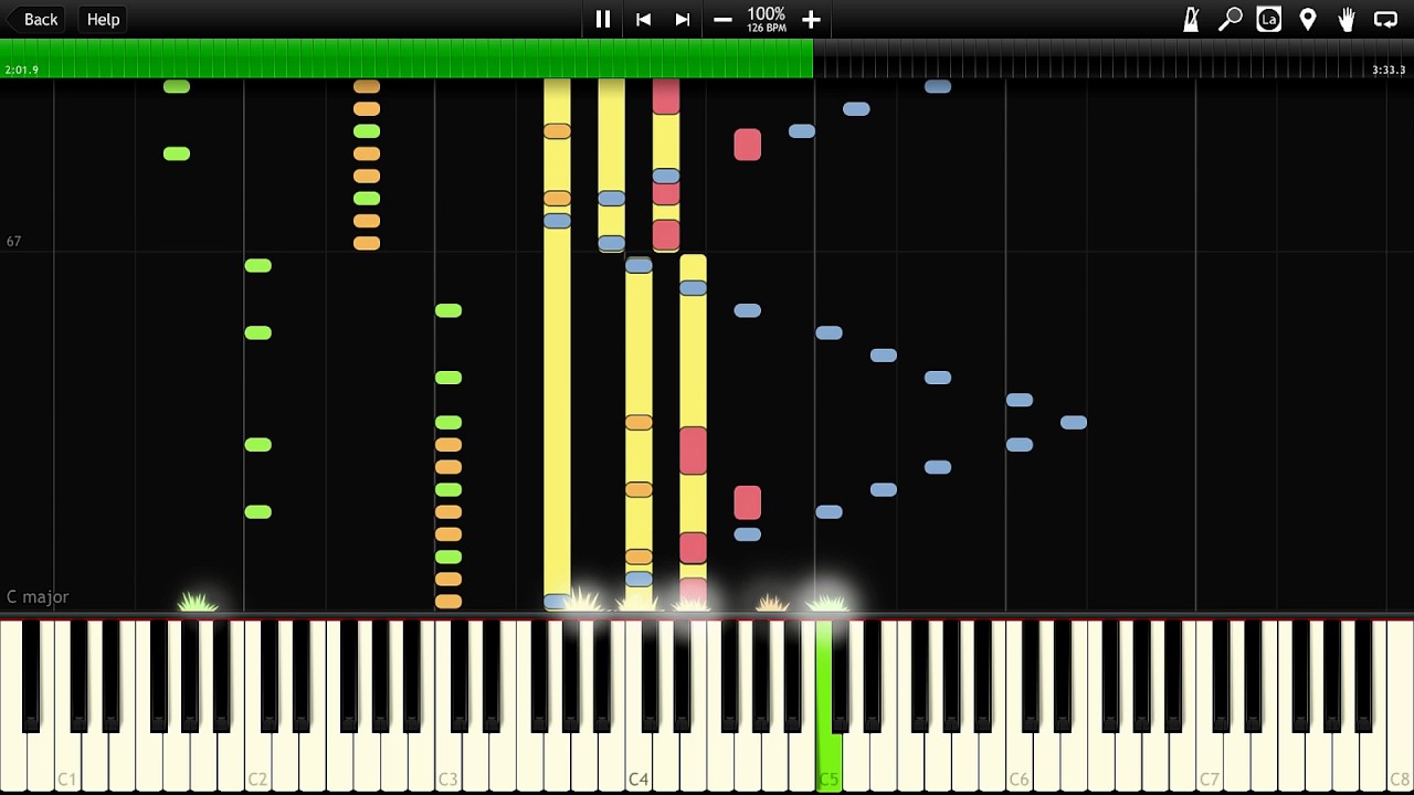 Queen - Living On My Own Synthesia Piano MIDI