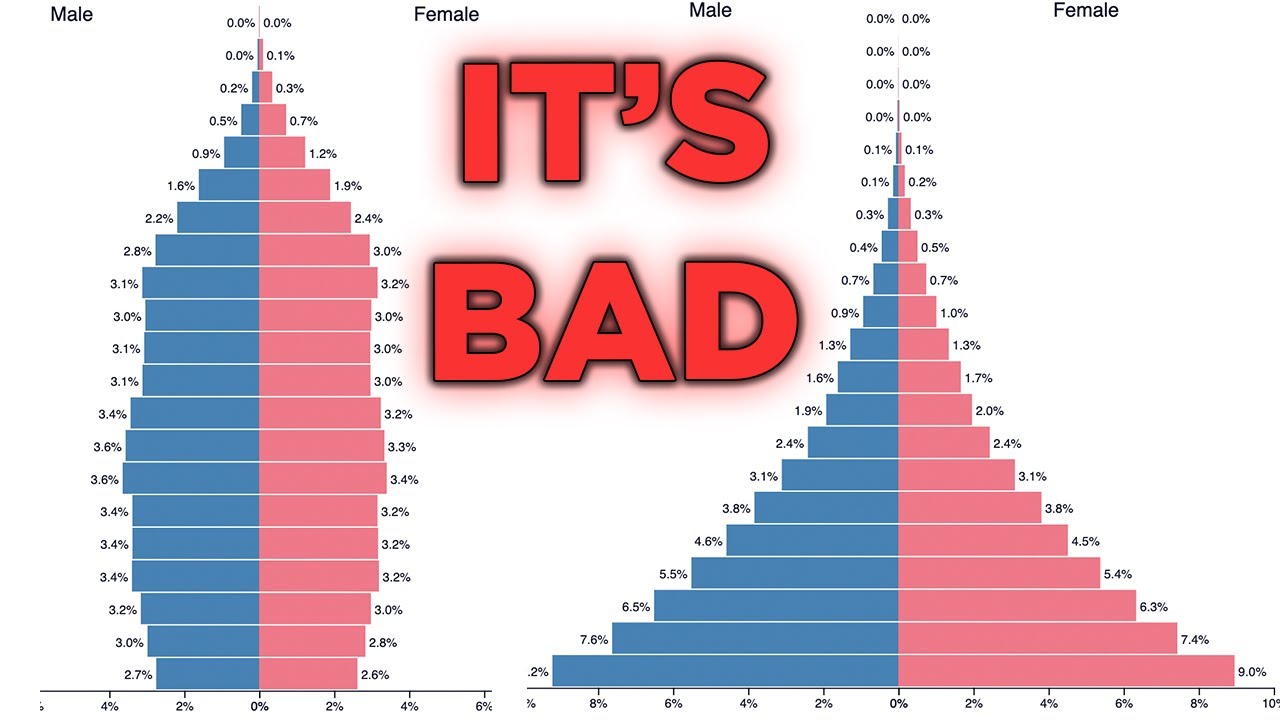 OUR POPULATION PYRAMIDS ARE LOOKING BAD