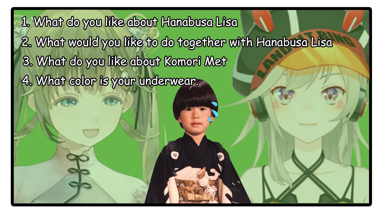 [Pogostuck] When Hendy is stuck with unpleasant questions (Hanabusa Lisa/Tonakaito Hendy)