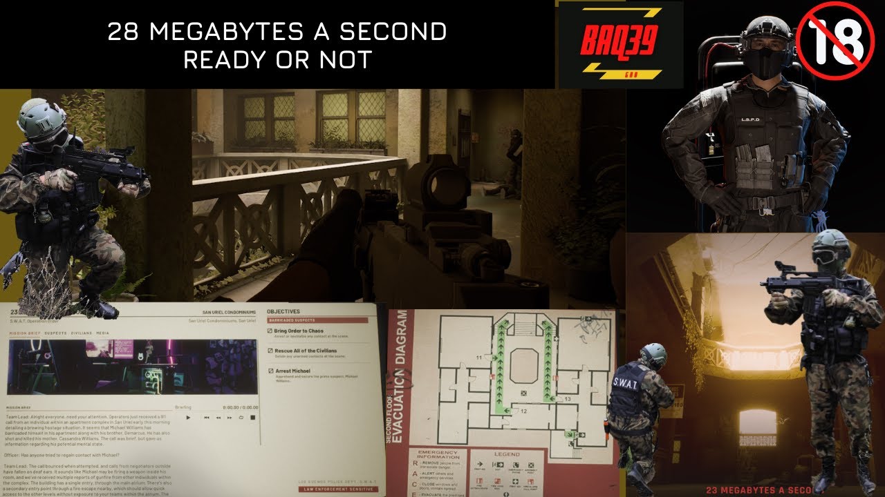 28 megabytes a second Druga misja w pełnej wersji Ready or Not