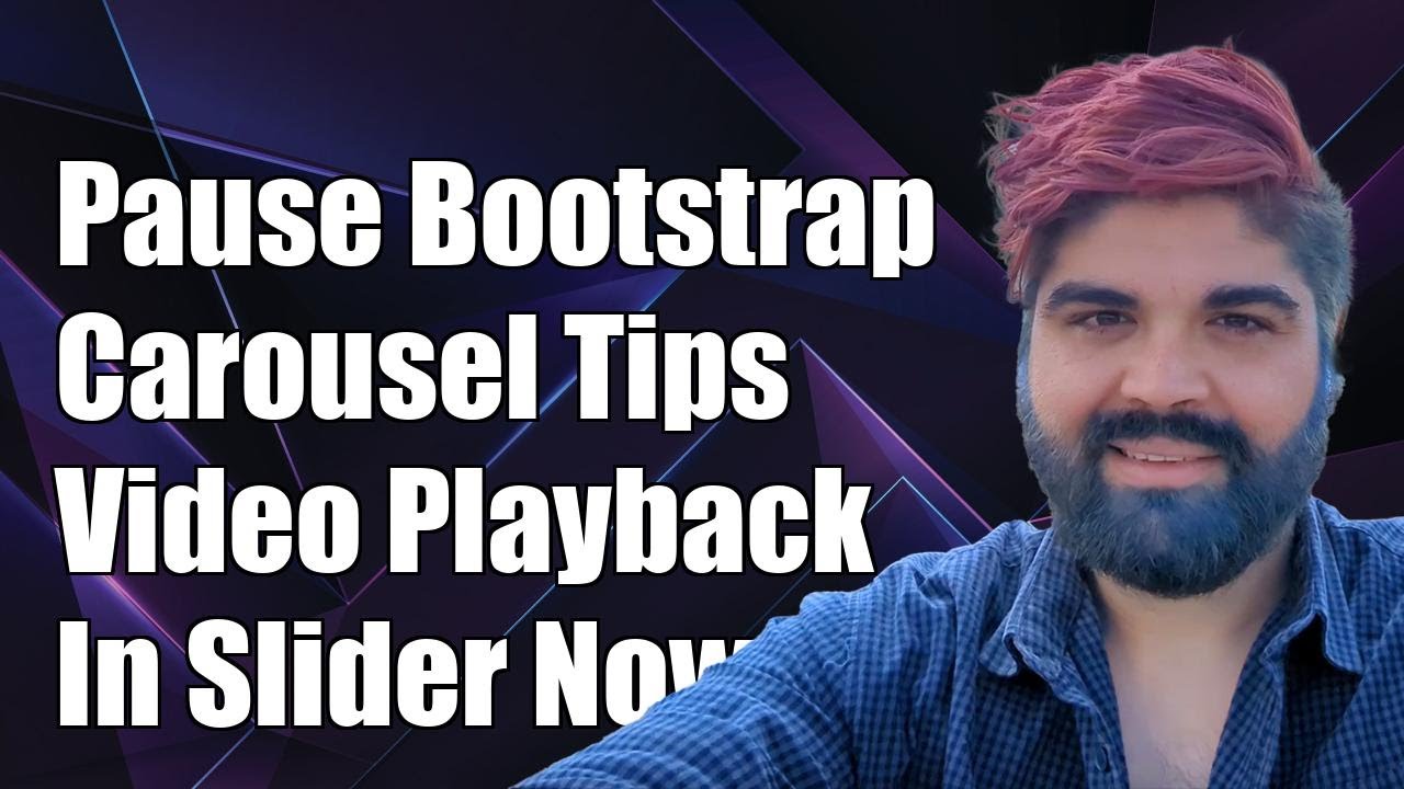 How to Pause Bootstrap 2 Carousel for Video Playback in Slider
