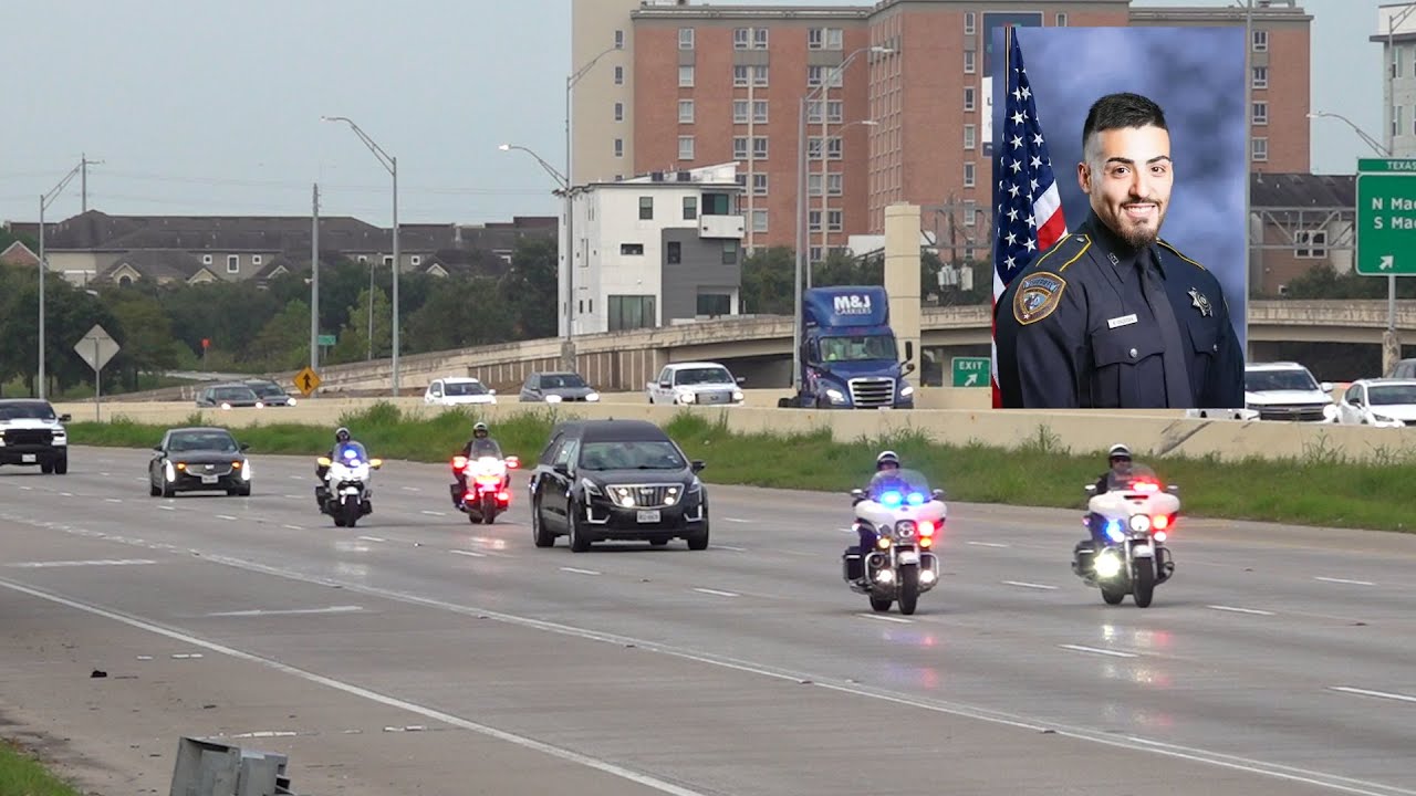 Funeral Procession for Harris County Deputy Fernando Esqueda