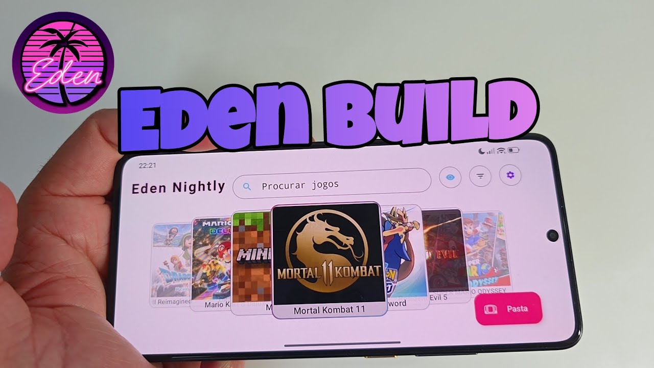 SAIU NOVA ATUALIZAÇÃO EDEN BUILD 720152 EMULADOR DE SWITCH PARA ANDROID TESTE GPU MALI 