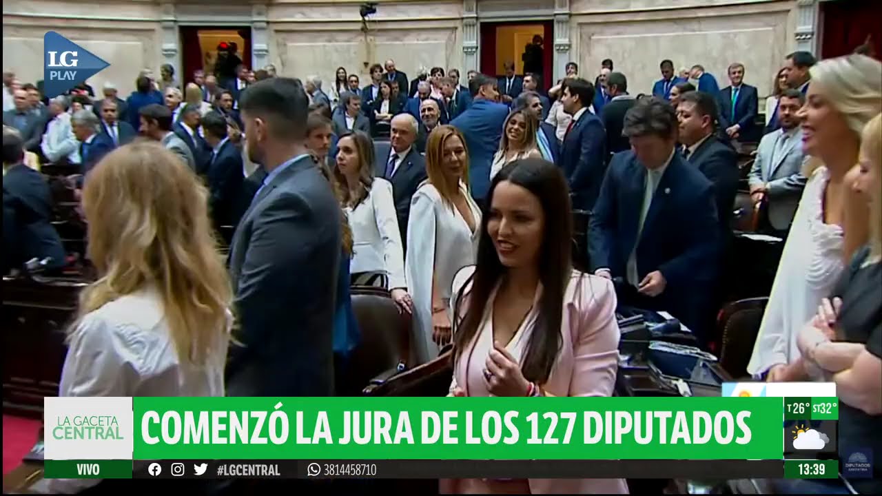 Juran los nuevos diputados en el Congreso