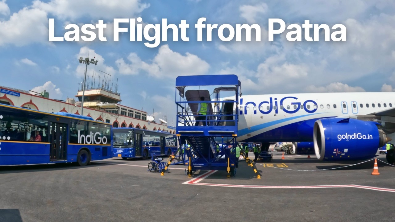 FAREWELL Old Patna Airport | LAST FLIGHT | Patna - Chennai | Indigo Trip Report