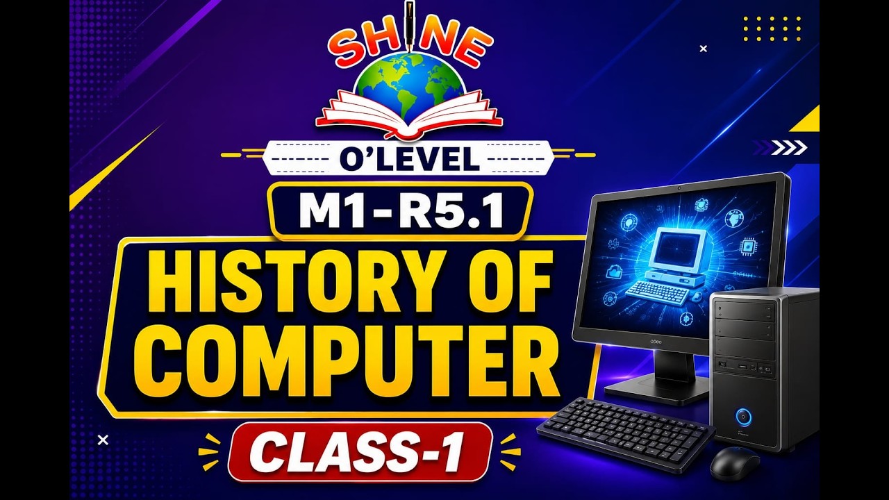 COMPUTER KYA HAI || HISTORY OF COMPUTER || CLASS- 1 ||