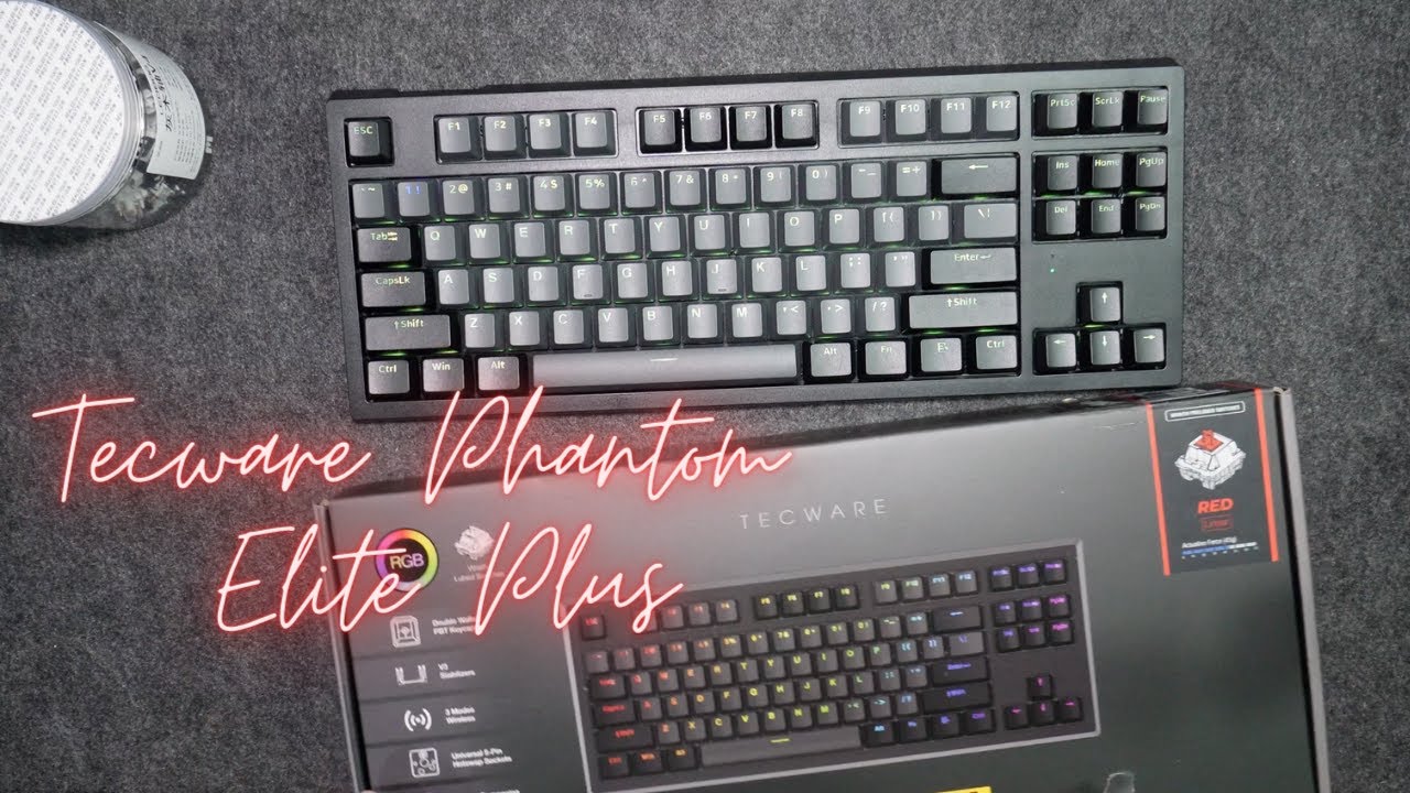 TECWARE PHANTOM ELITE+ - BUDGET KEYCHRON? ( UNBOXING AND TEST )