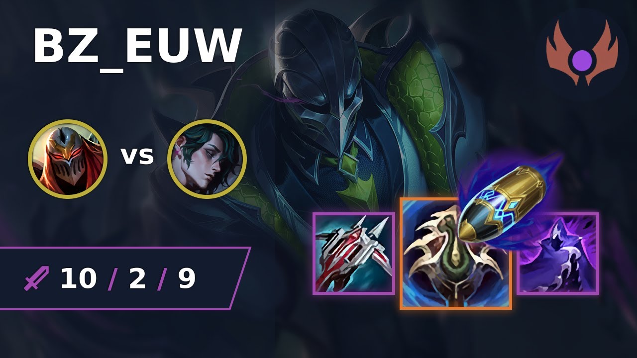 [ BZ_EUW ] Zed MID vs Hwei | EUW MASTER | LOL Season 2024