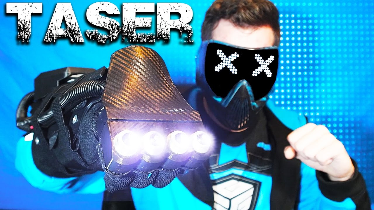 Punch Activated TASER Electrocutioner Gauntlet / Shocker Gauntlet - w/ BoXZY