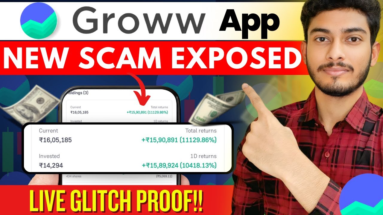 Groww SCAM Alert | Biggest Technical Glitch by Groww | Groww App SCAM | groww new scam