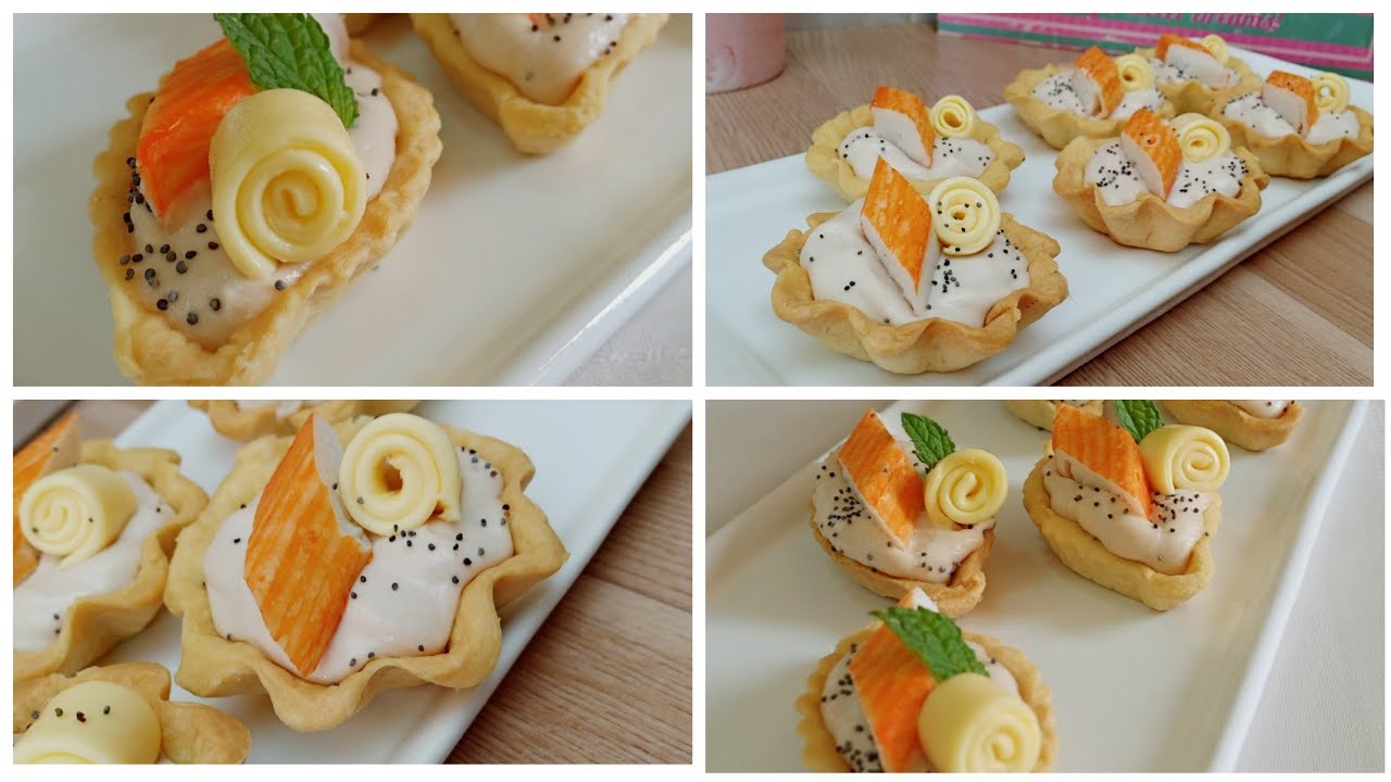 تارتولات صالي مقرمشين بكريمة التونه tartelettes salées 🤩