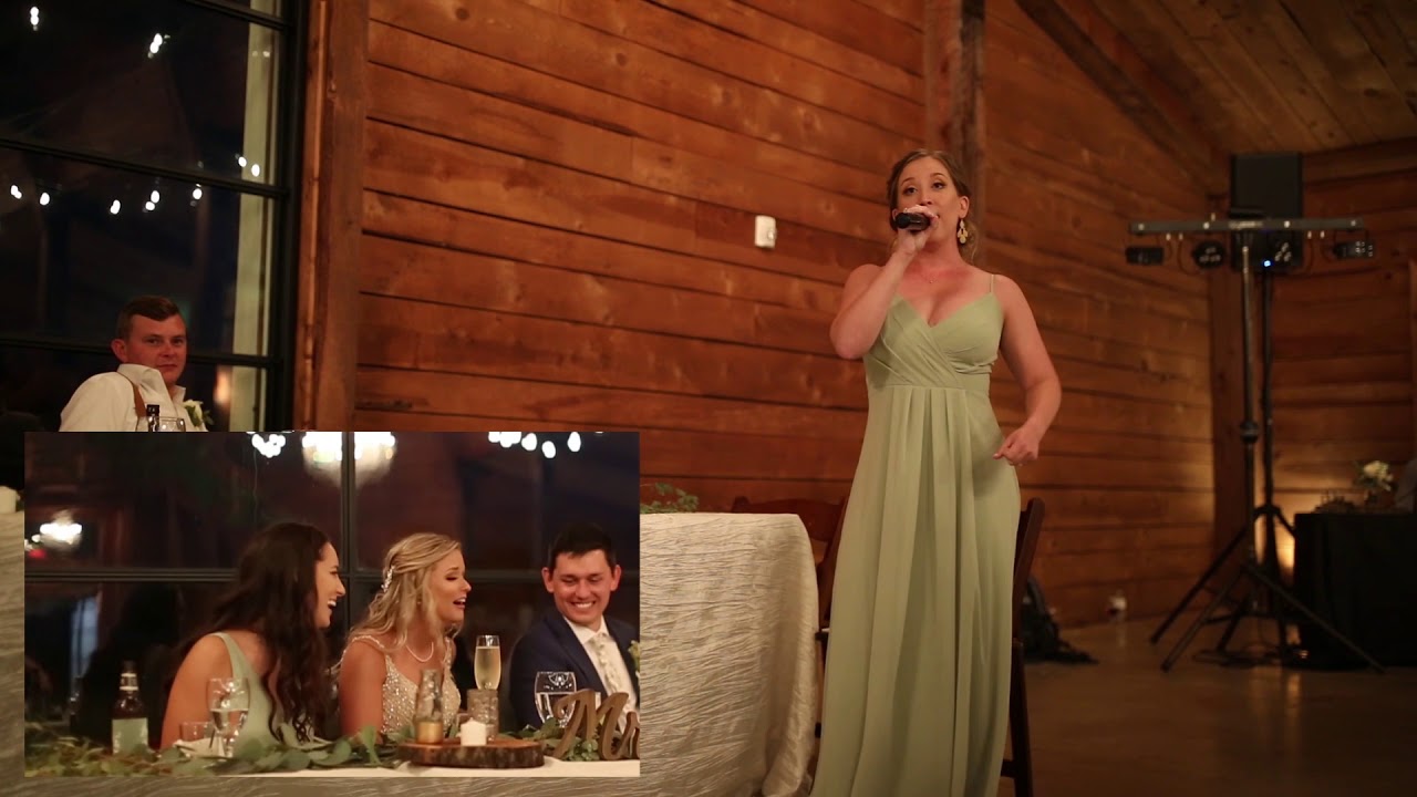 Maid of Honor Speech-Disney Song Mash-Up