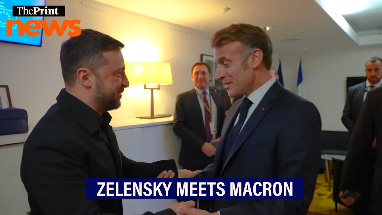 Zelensky meets French President Emmanuel Macron, discusses defence cooperation