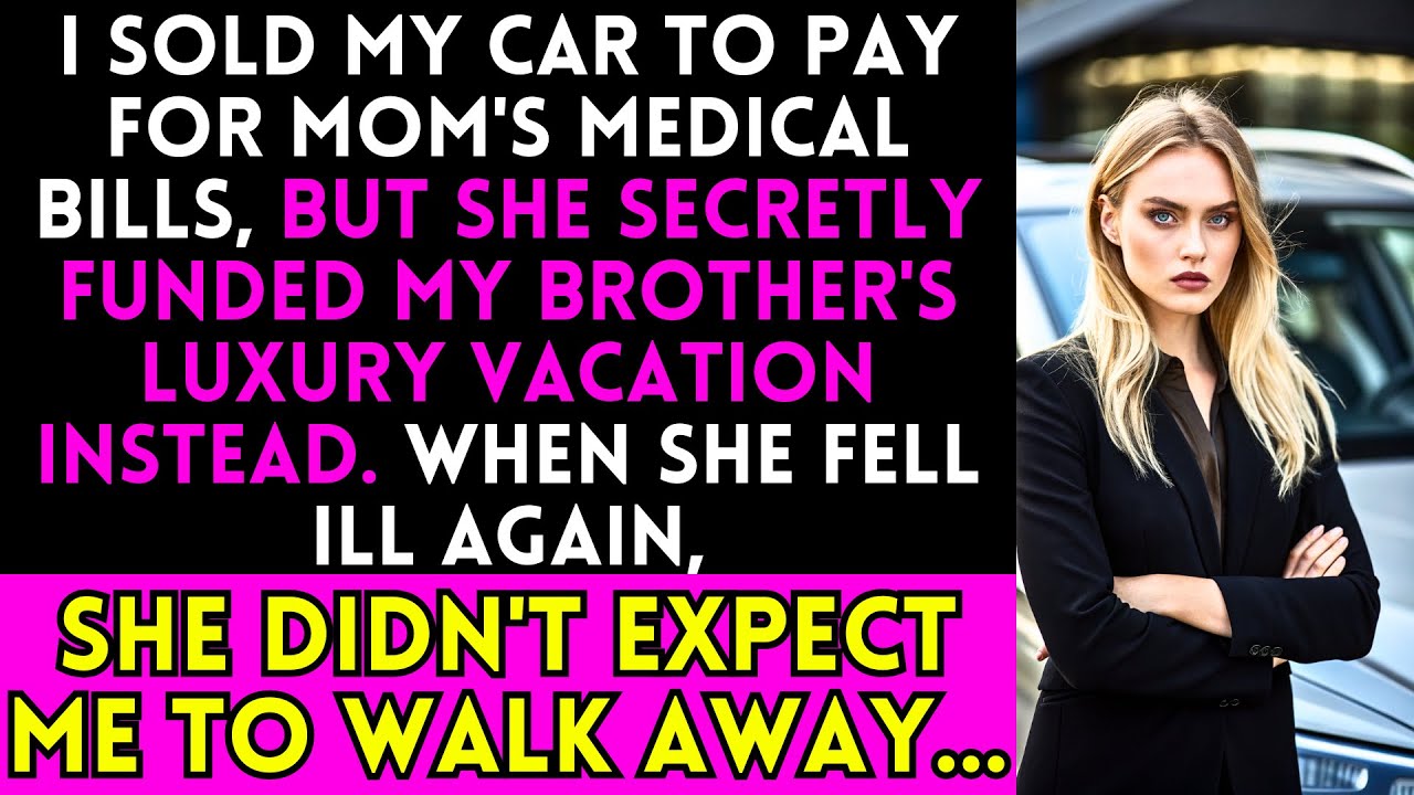 I Sold My Car For Mom's Medical Bills, But She Gave The Money To My Brother Instead