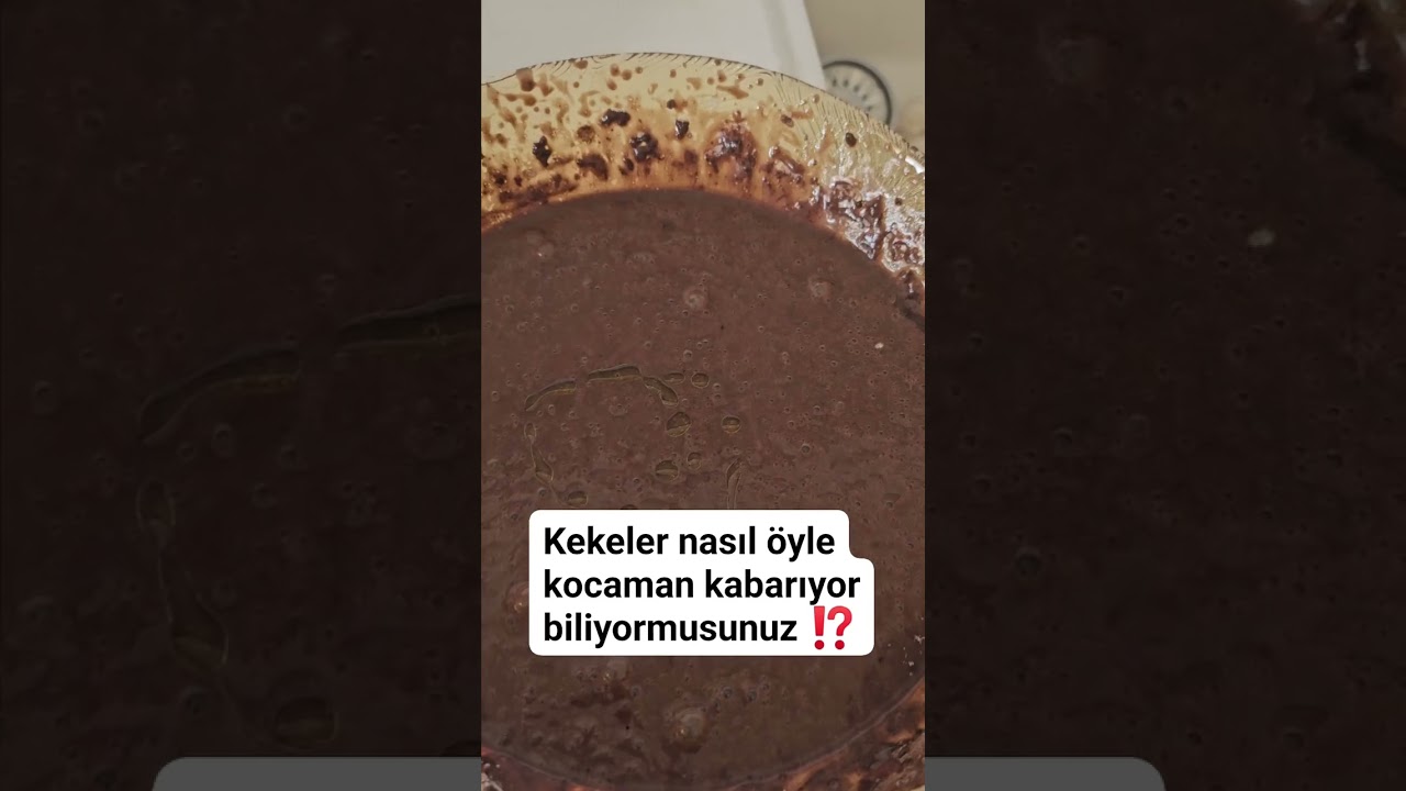kekler nasıl öyle kocaman kabarıyor biliyor musunuz⁉️ 
