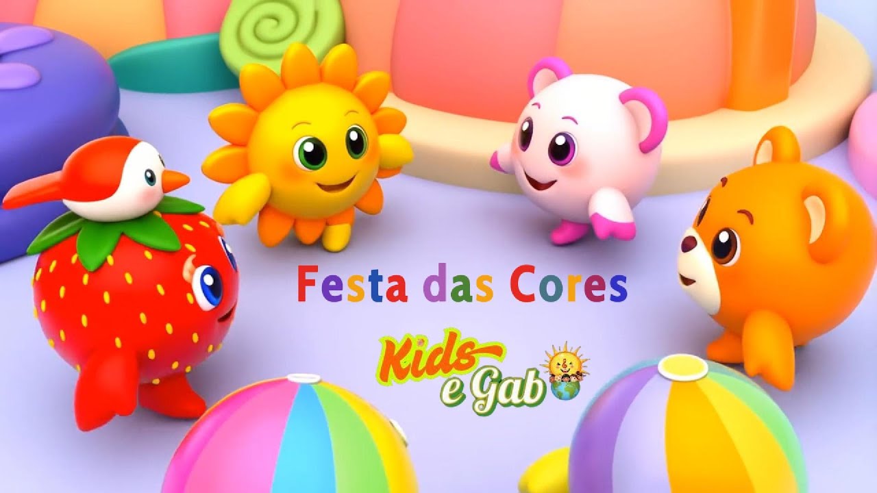 A Festa das Cores | Kids e Gab | Músicas Infantis