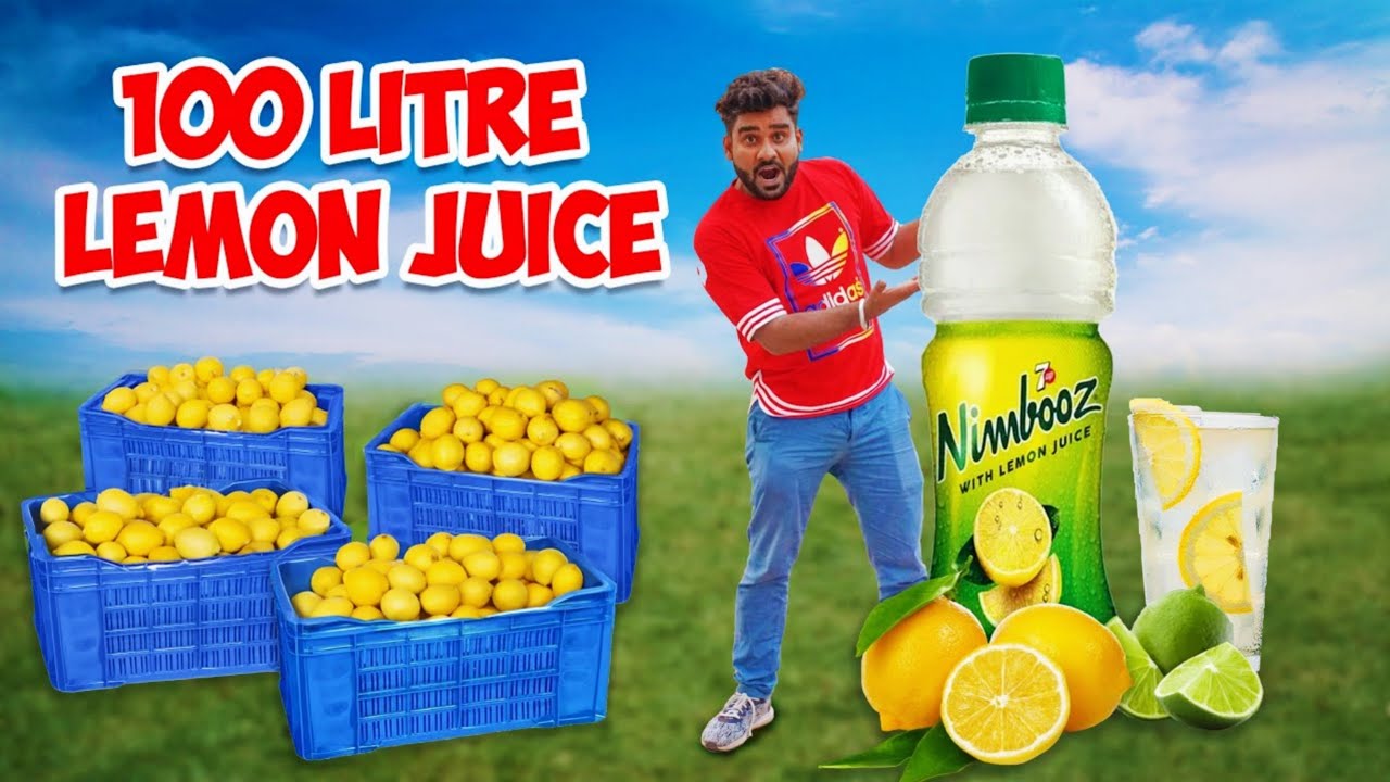 15 Kg Lemon = 100 Litre Shikanji ?  - गर्मी मे किया शिकंजी का भंडारा