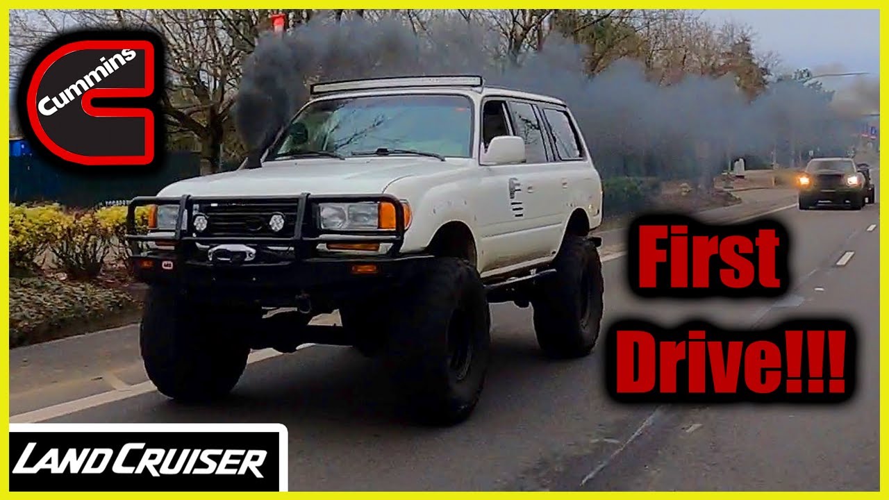 First Drive in the Cummins Swapped Land Cruiser!