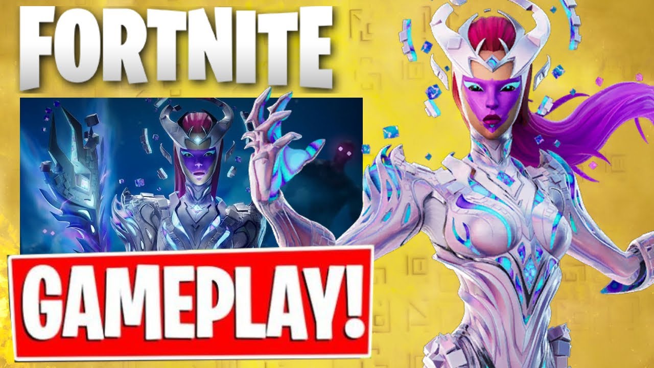THE CUBE QUEEN Skin Gameplay In Fortnite