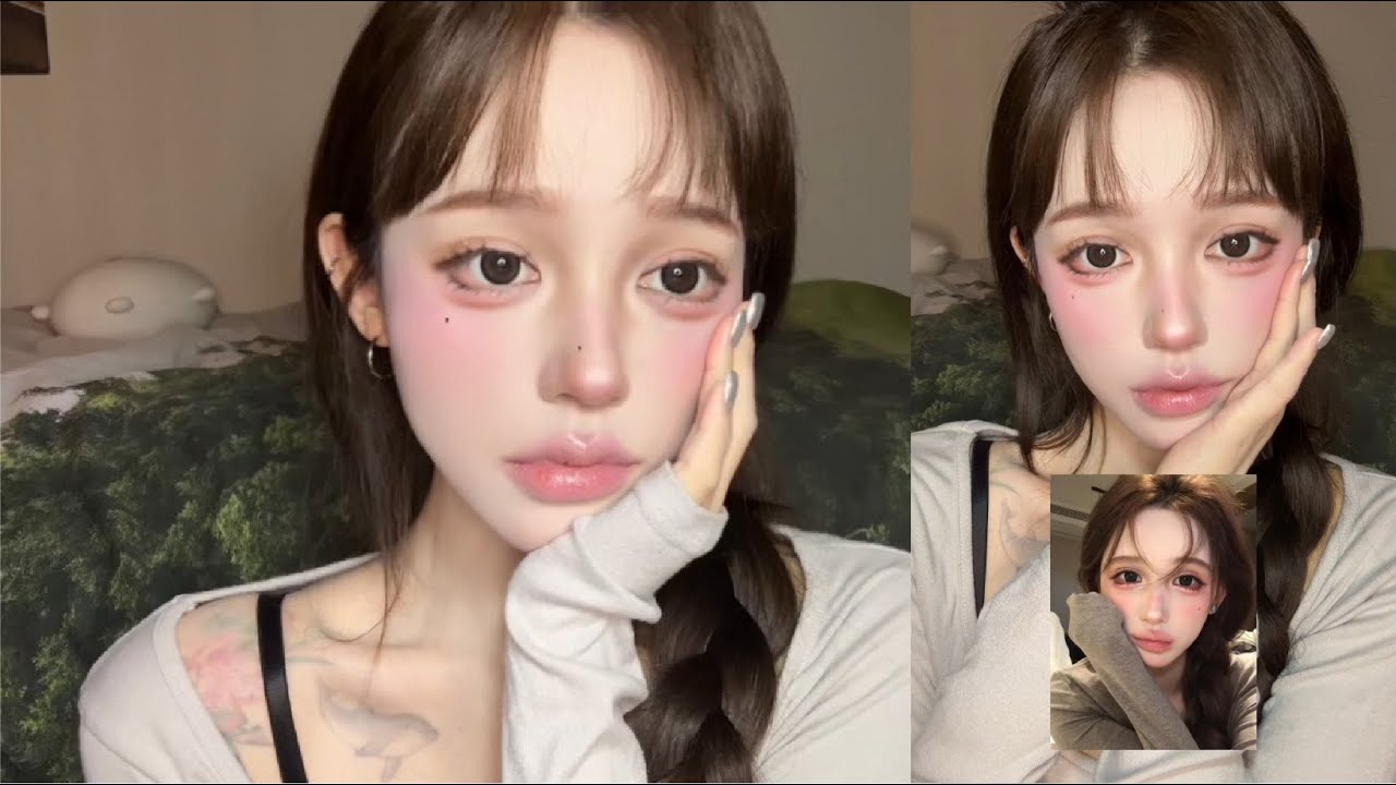 요청 많았던 왕홍 메이크업..🌹
