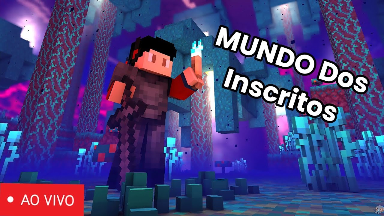 Mundo dos inscritos Junto com todas vocês ao vivo 🔴