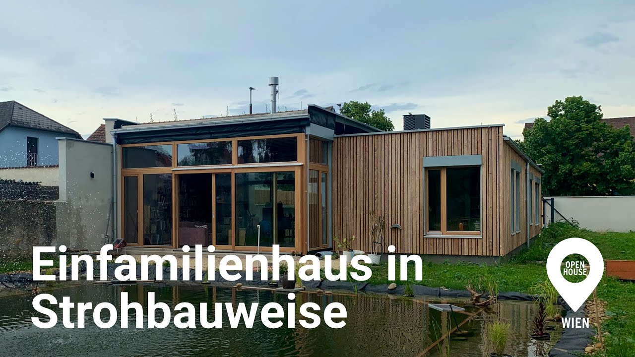 Einfamilienhaus in Strohhybrid-Bauweise – Sneak Preview von Open House Wien
