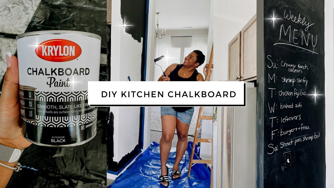 DIY Chalkboard Wall 🖤 Paint With Me From Start to Finish!