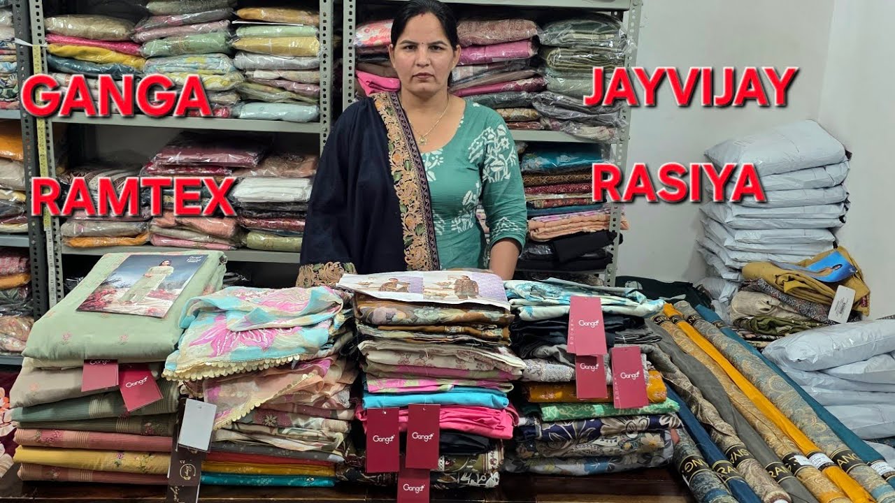 🔥GANGA BRAND SUITS🔥RAMTEX BRAND 🔥 RASIYA BRAND🎊JAYVIJAY SUITS ♾️ LATEST  COLLECTION AT LOWEST PRICE🔥