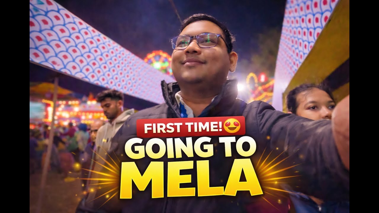 First Time at Mela 😍 | Night Fair Vlog 🎡✨
