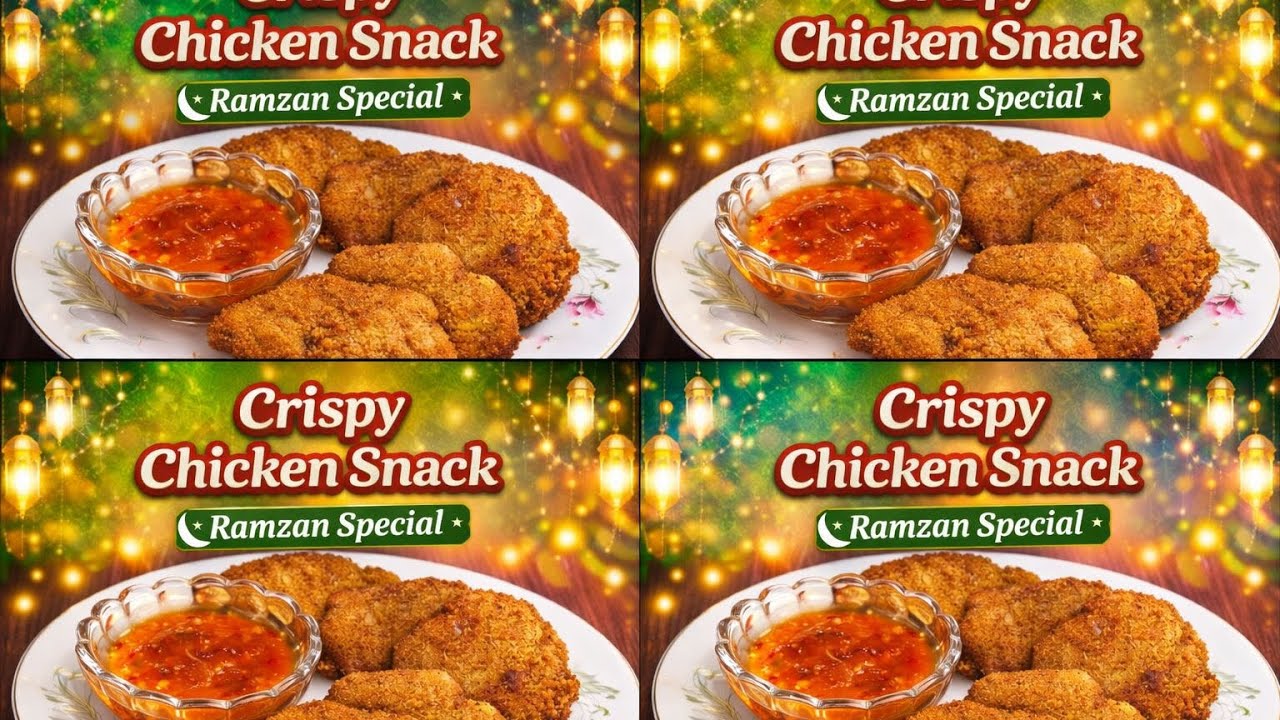 Crispy Chicken Snack Recipe | Ramzan Special Iftar Snack | Easy & Tasty | Quick Evening Snack