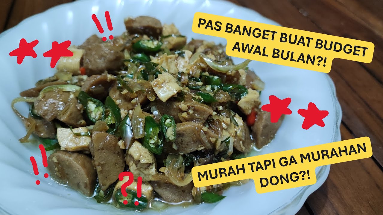 MURAH TAPI YANG PASTI BIKIN NAMBAH?! Resep TUMIS BAKSO CABE HIJAU ala Moon's Kedai