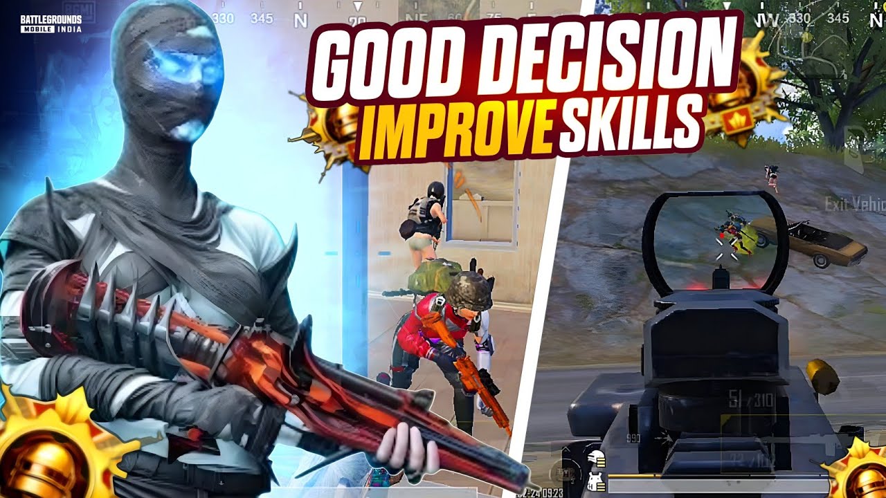 Good Decision | Make Improve Skills 🔥| Intence Solo vs Squad | clutches BGMI 🔱