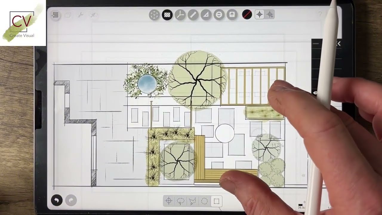 Morpholio Trace: How to Render a Hand Drawn Paper Plan in Morpholio Trace