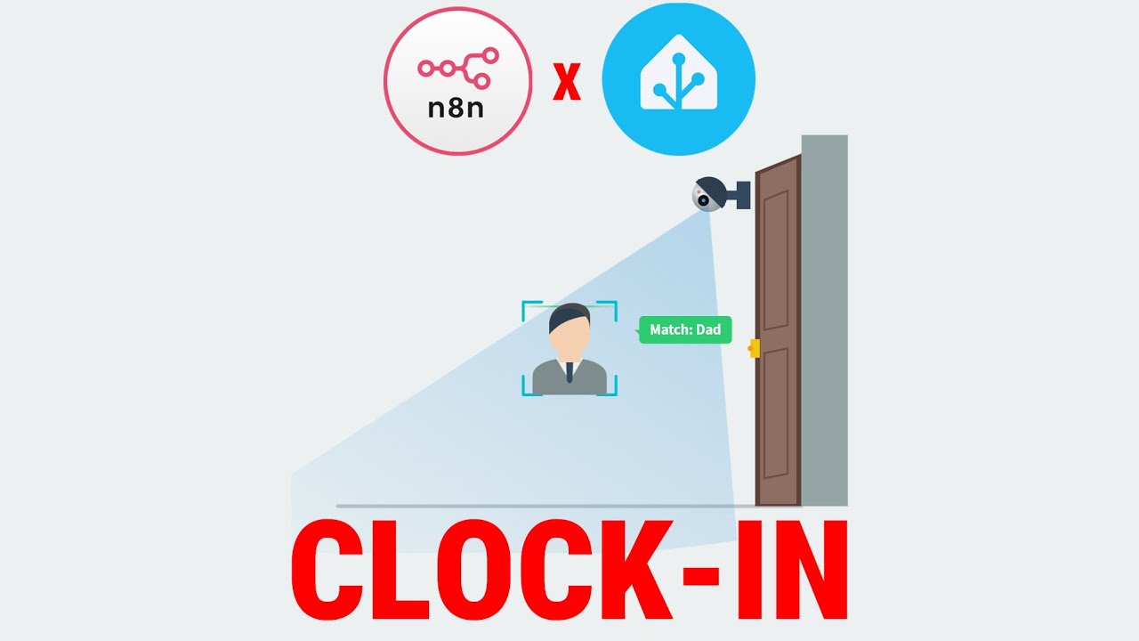 n8n Home Assistant: Build the Frigate AI 'Family Clock-In' System