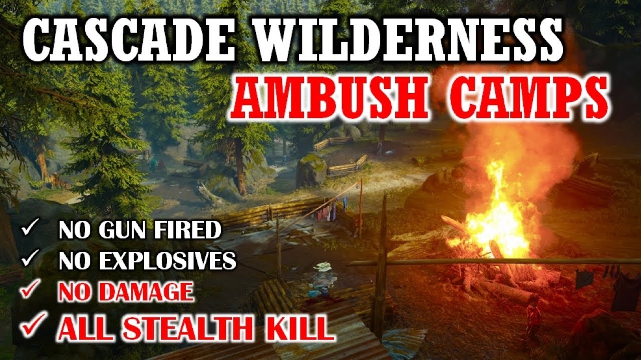 DAYS GONE - Cascade Wilderness Ambush Camps Stealth Kills | PS4 | PS5