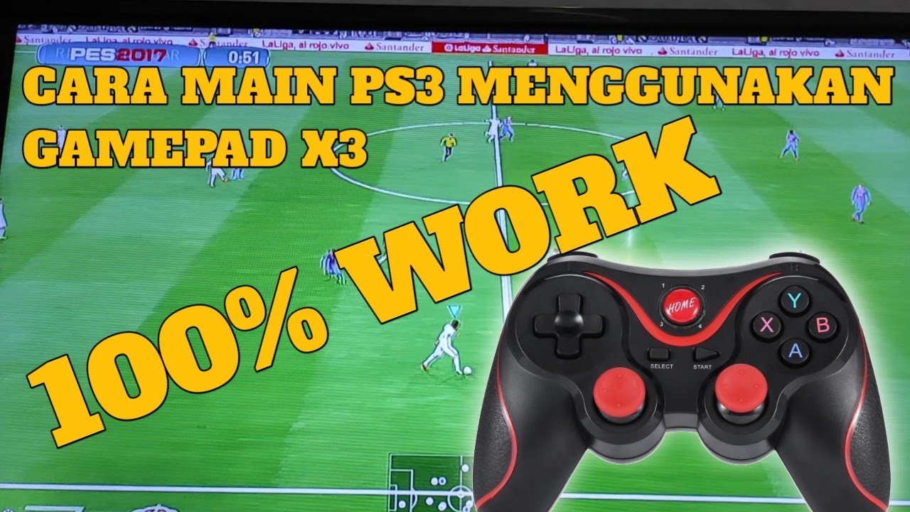 CARA MAIN PS3 MENGGUNAKAN GAMEPAD X3