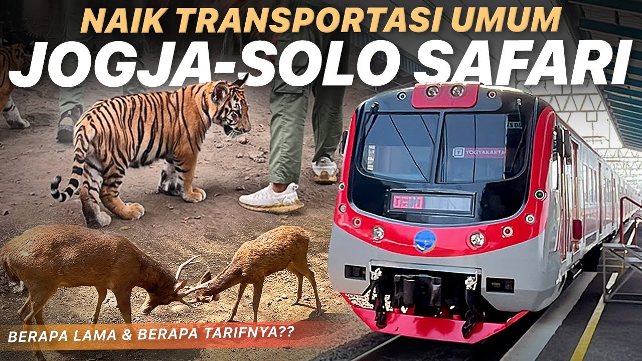 Ke Taman Safari Solo Naik Angkutan Umum | Naik KRL Jogja-Solo & Batik Solo Trans 2025