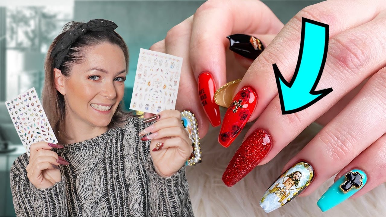 LE POUVOIR DES STICKERS !  REMPLISSAGE EN GEL 💅
