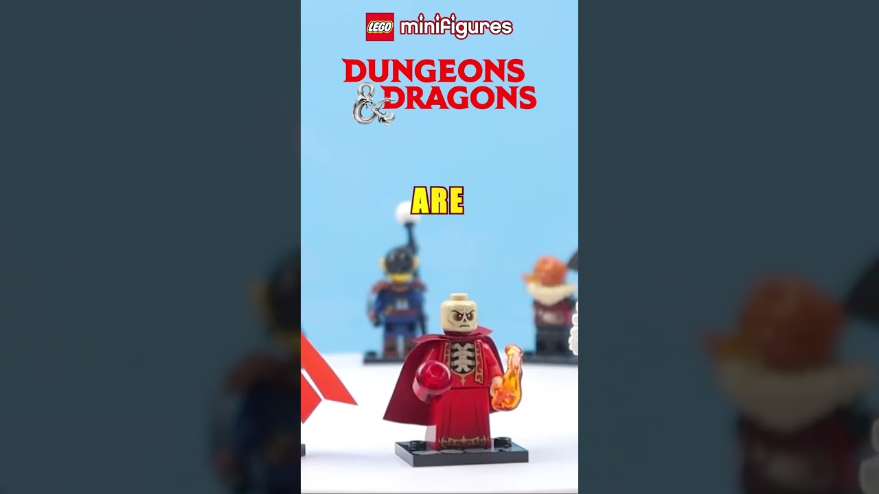 Новые минифигурки Lego Dungeons & Dragons теперь в серии 'Castle'! 