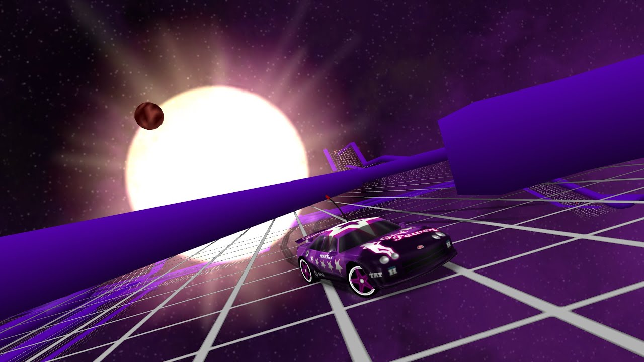Road In Space 2: Lego by Saffron. Length 900m. 3 Laps. 16 cars. Car Sugar N’ Spice.