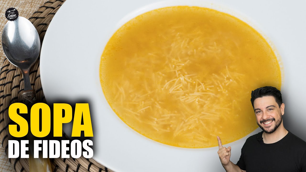 La mejor SOPA DE FIDEOS para este tiempo 🥣 ¡MUY RECONFORTANTE!