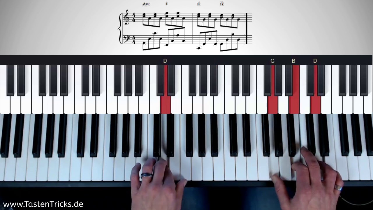 Balladen-Piano-Begleitmuster