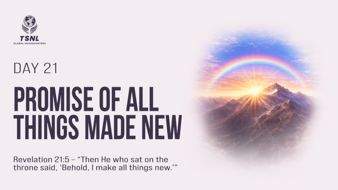 The Promise Of All Things Made New I Apostle Daniel Adams I Sunday Service