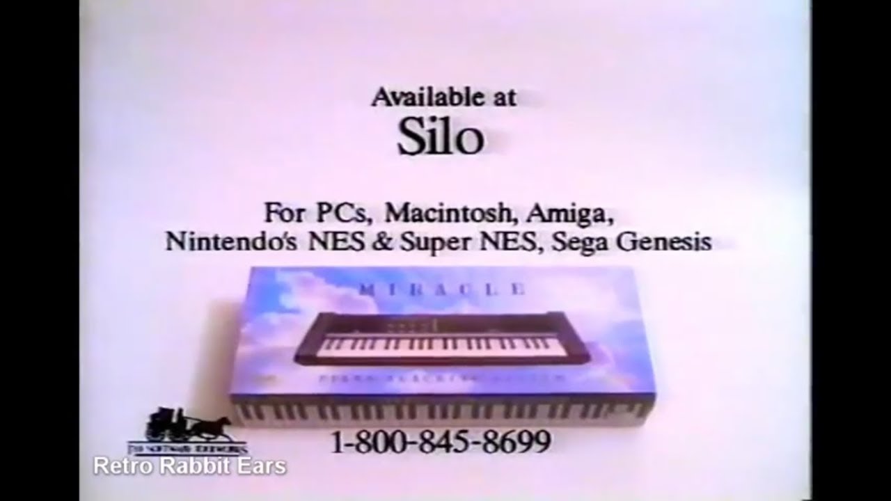 1992 Miracle Piano Nintendo Commercial Sega, Super NES, Amiga, Sega Genesis