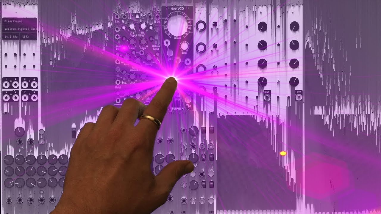 How VCVrack feels on a 27&rdquo; Touchscreen